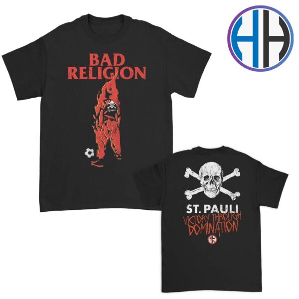 Bad Religion x FC St Pauli Victory Through Domination Two Sides Print Classic T-Shirt