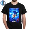 Idris Elba As Knuckles the Echidna Character Posters Sonic The Hedgehog 3 Only In Theatres On December 20 Unisex T-Shirt