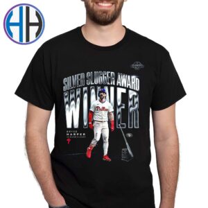 Bryce Harper Philadelphia Phillies 2024 Silver Slugger Award Winner With 4x Silver Slugger Unisex T-Shirt