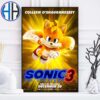 Idris Elba As Knuckles the Echidna Character Posters Sonic The Hedgehog 3 Only In Theatres On December 20 Poster Canvas