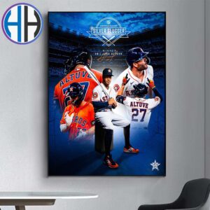 Congrats Jose Altuve Is A 7x Silver Slugger American League Silver Slugger Award Winners 2024 Home Decor Poster Canvas