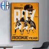 Paul Skenes Team Pittsburgh Pirates 2024 National League Rookie Of The Year Home Decor Poster Canvas