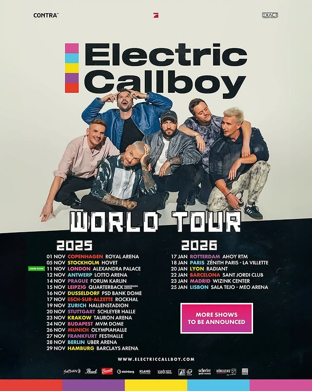 Electric Callboy World Tour 2025 2026 Seamless Travel with Hotel & Transport Packages