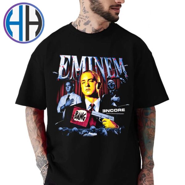 Eminem Encore 20th Anniversary Bang Flag Classic T-Shirt