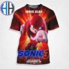 Keanu Reeves As Shadow the Hedgehog Character Posters Sonic The Hedgehog 3 Only In Theatres On December 20 All Over Print Shirt