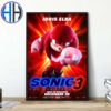 James Marsden As Tom Wachowski Character Posters Sonic The Hedgehog 3 Only In Theatres On December 20 Poster Canvas