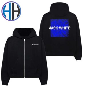 Jack White No Name Cover Black Zip Hoodie T-Shirt