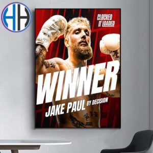 Jake Paul Defeated Mike Tyson By Unanimous Decision In An Eight-Round Heavyweight Match At AT And T Stadium In Arlington Texas Poster Canvas