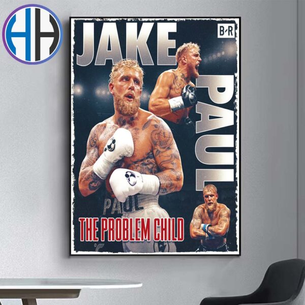 Jake Paul Defeats 58-Year-Old Former Boxing Champ Mike Tyson In Texas Clash Home Decor Poster Canvas