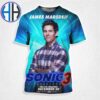 Jim Carrey As Doctor Robotnik Character Posters Sonic The Hedgehog 3 Only In Theatres On December 20 All Over Prnt Shirt