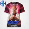 Jim Carrey As Doctor Robotnik Character Posters Sonic The Hedgehog 3 Only In Theatres On December 20 All Over Prnt Shirt