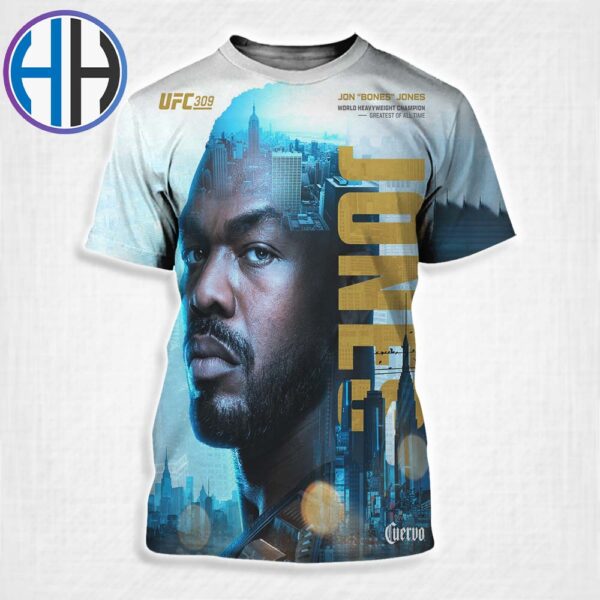 Jon Jones Defeats Stipe Miocic By KO To Remain The UFC Heavyweight Champion Of The World 2024 All Over Print Shirt