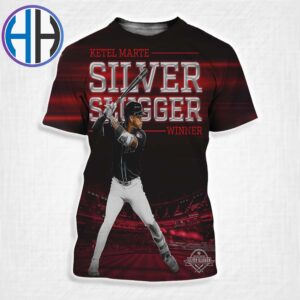 Ketel Marte Arizona Diamondbacks Has Won His First Career Silver Slugger Award 2024 All Over Print Shirt