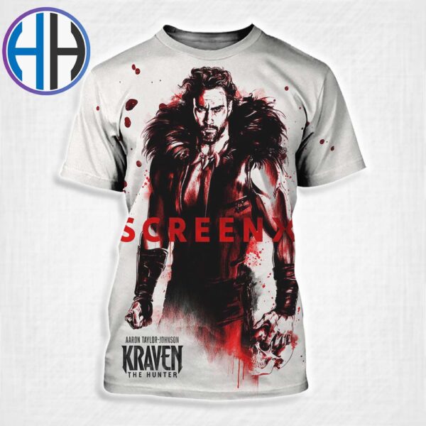 Kraven The Hunter ScreenX Poster Exclusively In Movie Theaters On December 13 All Over Print Shirt