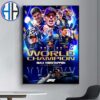 Congrats With Your 4th F1 Championship In A Row Max Verstappen 2024 Home Decor Poster Canvas