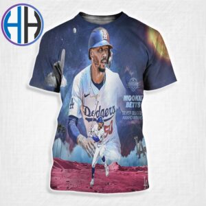 Mookie Betts On Your Seventh Career Silver Slugger Award And Fourth In Dodger Blue 2024 All Over Print Shirt