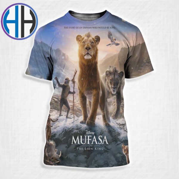 New Poster For Barry Jenkins Mufasa The Lion King In Theaters On December 20 All Over Print Shirt