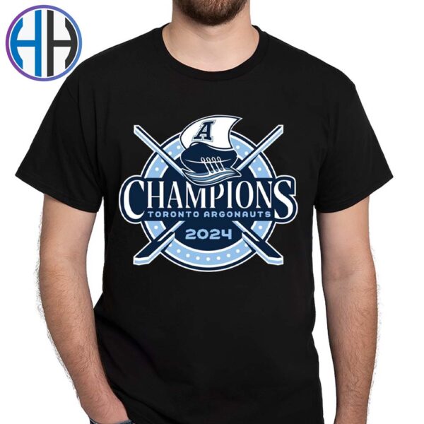 Official Logo Toronto Argonauts 2024 Grey Cup Champions Unisex T-Shirt