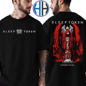 Official Sleep Token At Linz Ritual Exclusive Tee In Austria On November 12th 2024 Two Sides Print Unisex T-Shirt