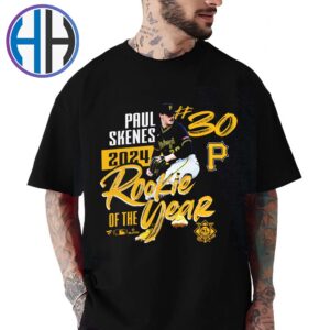 Paul Skenes 30 MLB Pittsburgh Pirates 2024 National League Rookie Of The Year Unisex T-Shirt