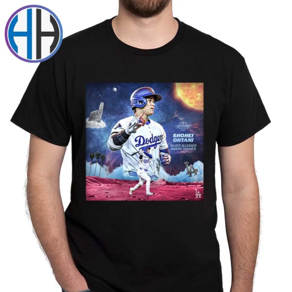 Shohei Ohtain From Los Angeles Dodgers On Your Third Career Silver Slugger Award And First In The National League 2024 Unisex T-Shirt