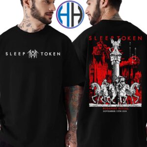 Sleep Token Concert Tee At Budapest Ritual In Hungary On November 13th 2024 Two Sides Print Unisex T-Shirt