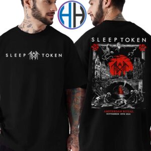 Sleep Token Exclusive Tee At Amsterdam Ritual In Netherlands On November 18th 2024 Two Sides Print Premium T-Shirt