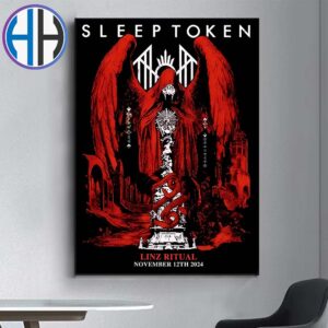 Sleep Token Pop Up Store Linz Ritual In Austria Poster Exclusive Artprint On November 12th 2024 Home Decor Poster Canvas