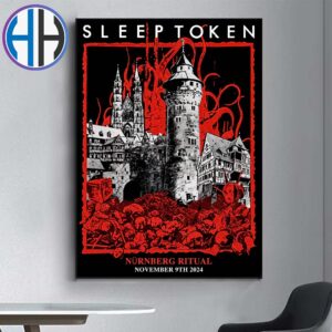 Sleep Token Pop Up Store Nurnberg Ritual In Germany Poster Exclusive Artprint On November 9th 2024 Home Decor Poster Canvas