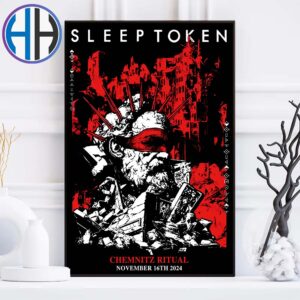 Sleep Token Pop Up Store On November 16th 2024 Poster Exclusive Artprint At Chemnitz Ritual In In Germany Poster Canvas