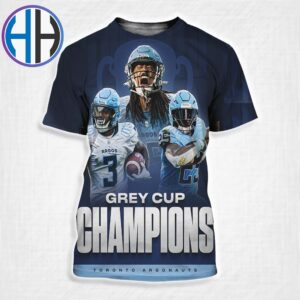 The Toronto Argonauts Are 2024 Grey Cup Champions All Over Print Shirt