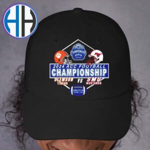 2024 ACC Football Championship Matchup Clemson Tigers Vs SMU Mustangs On December 7 Logo Hat Cap