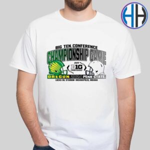 2024 Big Ten Championship Game Football Oregon Ducks vs Penn State Nittany Lions Vintage T-Shirt