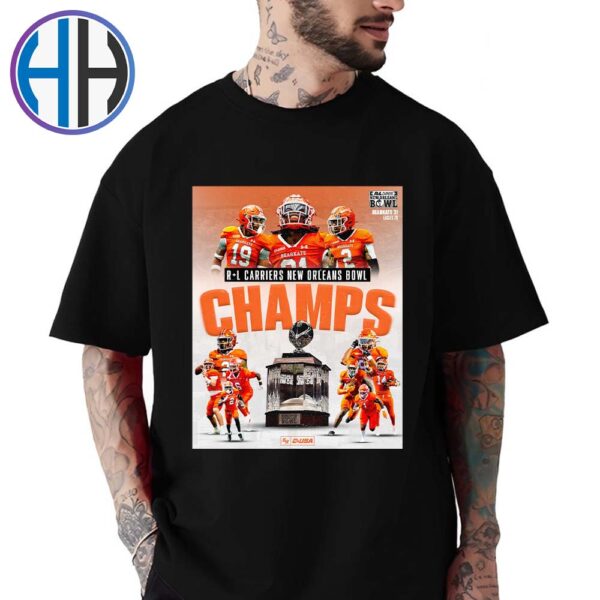 2024 Champions R L Carriers New Orleans Bowl Are Sam Houston Bearkats Football Unisex T-Shirt