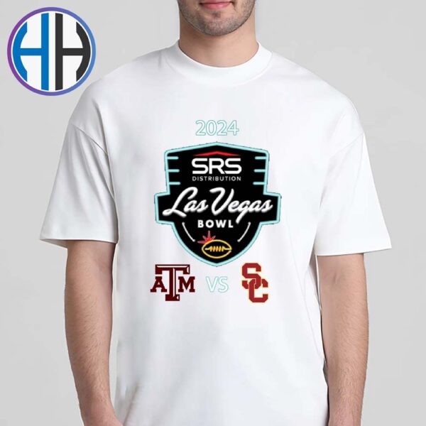 2024 Las Vegas Bowl Texas A And M Aggies Vs USC Trojans College Football Bowl Game On 27th December Classic T-Shirt