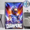 Ashton Jeanty And Boise State Broncos Football Are Mountain West Champions 2024 Home Decor Poster Canvas