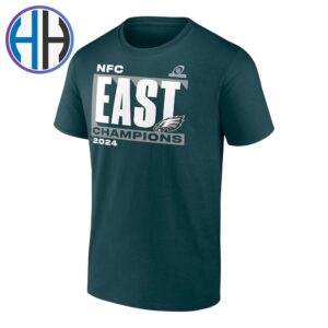 2024 NFC East Division Champions NFL Philadelphia Eagles Big And Tall Conquer Unisex T-Shirt