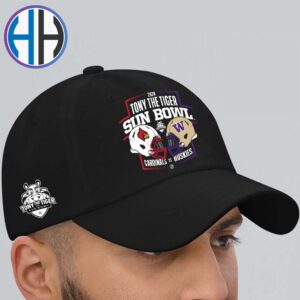 2024 Tony the Tiger Sun Bowl  NCAA College Football Bowl Game Louisville Cardinals Vs Washington Huskies On December 31 2024 Classic Cap Snapback Hat