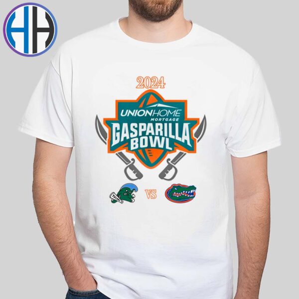 2024 Union Home Mortgage Gasparilla Bowl Tulane Green Wave Vs Florida Gators Matchup On December 20 2024 Classic T-Shirt