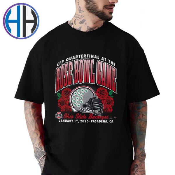 2025 Rose Bowl Ohio State Buckeyes Football NCAA College Football Playoff Quarterfinal At The Rose Bowl Game Franklin Unisex T-Shirt