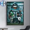 Congrats Philadelphia Eagles Named To 2024 NFC East Division Champions NFL Home Decor Poster Canvas