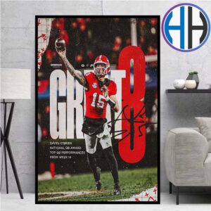 Carson Beck Has Been Named To The Davey O Brien Award’s Great 8 For Week 14 Home Decor Poster Canvas