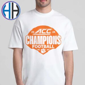 Clemson Tigers 2024 ACC Football Conference Champions Unisex T-Shirt