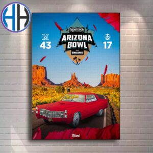 Congrats NCAA Miami RedHawks Football Champions 2024 Snoop Dogg Arizona Bowl College Football Poster Canvas