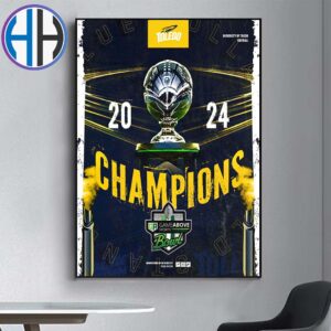 Congrats Toledo Rockets NCAA College Football Bowl Champions 2024 GameAbove Sports Bowl Champions Poster Canvas