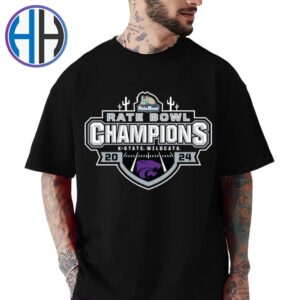 Congratulations Kansas State Wildcats Named To 2024 Rate Bowl Champions Unisex T-Shirt