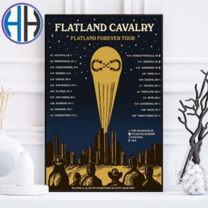 Flatland Cavalry Flatland Forever Tour 2025 Schedule List Dates Start On February 7 In Atlanta GA Home Decor Poster Canvas