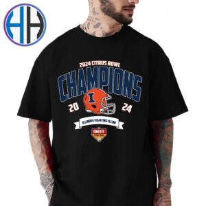 Illinois Fighting Illini Football NCAA College Football Season 2024 Champions 2024 Cheez-It Citrus Bowl Winners Classic T-Shirt