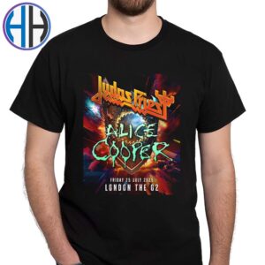 Judas Priest Alice Cooper In London The O2 On Friday 25 July 2025 Unisex T-Shirt