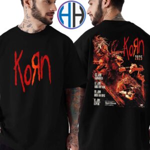 Korn With Special Guest Spiritbox 2025 Full Show In Germany On June 3rd 7th And 8th 10th 2025 Two Sides Print Classic T-Shirt